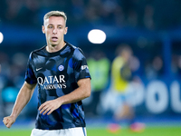 Davide Frattesi of FC Internazionale looks on during the Serie A Enilive match between Empoli FC and FC Internazionale at Stadio Carlo Caste...