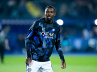 Marcus Thuram of FC Internazionale looks on during the Serie A Enilive match between Empoli FC and FC Internazionale at Stadio Carlo Castell...