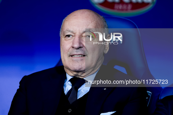 Giuseppe Marotta chairman of FC Internazionale looks on during the Serie A Enilive match between Empoli FC and FC Internazionale at Stadio C...