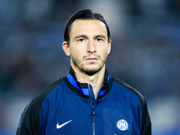 Matteo Darmian of FC Internazionale looks on during the Serie A Enilive match between Empoli FC and FC Internazionale at Stadio Carlo Castel...