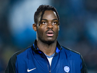 Yann Aurel Bisseck of FC Internazionale looks on during the Serie A Enilive match between Empoli FC and FC Internazionale at Stadio Carlo Ca...