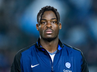 Yann Aurel Bisseck of FC Internazionale looks on during the Serie A Enilive match between Empoli FC and FC Internazionale at Stadio Carlo Ca...