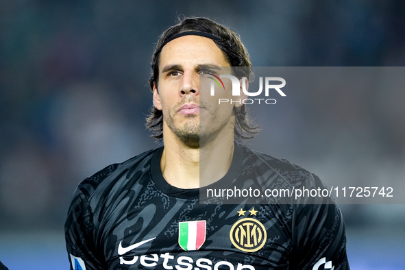 Yann Sommer of FC Internazionale looks on during the Serie A Enilive match between Empoli FC and FC Internazionale at Stadio Carlo Castellan...