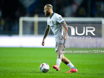 Federico Dimarco of FC Internazionale during the Serie A Enilive match between Empoli FC and FC Internazionale at Stadio Carlo Castellani on...