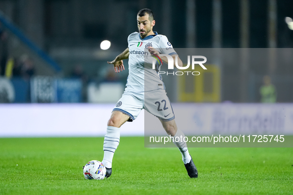 Henrikh Mkhitaryan of FC Internazionale during the Serie A Enilive match between Empoli FC and FC Internazionale at Stadio Carlo Castellani...