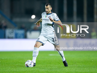 Henrikh Mkhitaryan of FC Internazionale during the Serie A Enilive match between Empoli FC and FC Internazionale at Stadio Carlo Castellani...