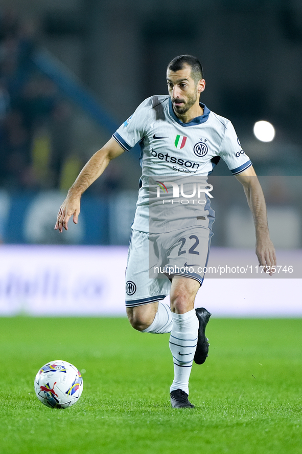 Henrikh Mkhitaryan of FC Internazionale during the Serie A Enilive match between Empoli FC and FC Internazionale at Stadio Carlo Castellani...