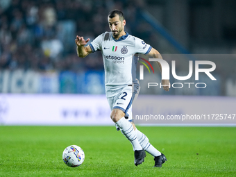 Henrikh Mkhitaryan of FC Internazionale during the Serie A Enilive match between Empoli FC and FC Internazionale at Stadio Carlo Castellani...