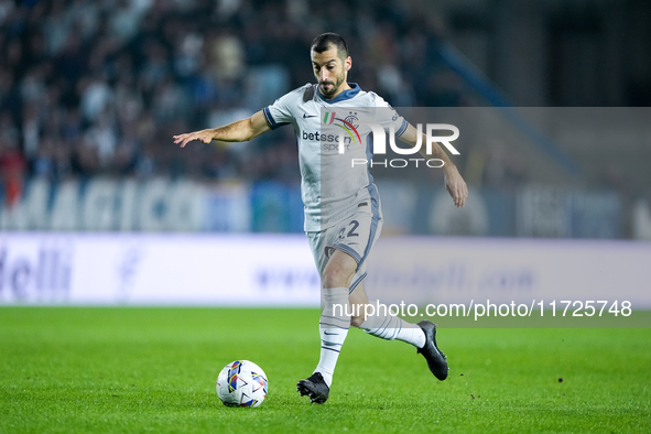 Henrikh Mkhitaryan of FC Internazionale during the Serie A Enilive match between Empoli FC and FC Internazionale at Stadio Carlo Castellani...