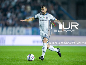 Henrikh Mkhitaryan of FC Internazionale during the Serie A Enilive match between Empoli FC and FC Internazionale at Stadio Carlo Castellani...