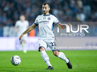 Henrikh Mkhitaryan of FC Internazionale during the Serie A Enilive match between Empoli FC and FC Internazionale at Stadio Carlo Castellani...