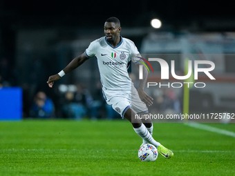 Marcus Thuram of FC Internazionale during the Serie A Enilive match between Empoli FC and FC Internazionale at Stadio Carlo Castellani on Oc...