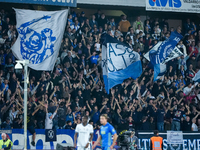 Supporters of Empoli FC during the Serie A Enilive match between Empoli FC and FC Internazionale at Stadio Carlo Castellani on October 30, 2...