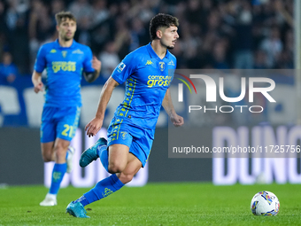 Liberato Cacace of Empoli FC during the Serie A Enilive match between Empoli FC and FC Internazionale at Stadio Carlo Castellani on October...