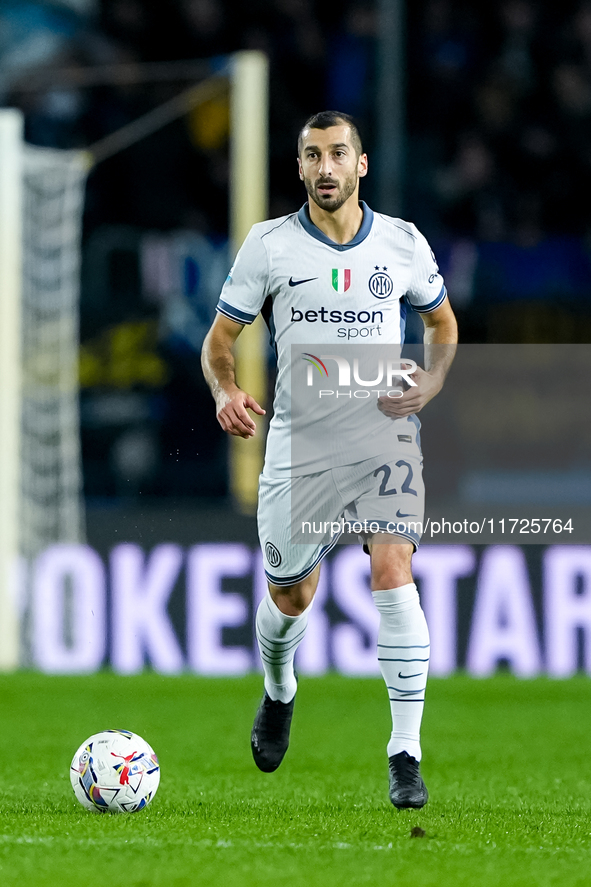 Henrikh Mkhitaryan of FC Internazionale during the Serie A Enilive match between Empoli FC and FC Internazionale at Stadio Carlo Castellani...