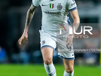 Alessandro Bastoni of FC Internazionale during the Serie A Enilive match between Empoli FC and FC Internazionale at Stadio Carlo Castellani...