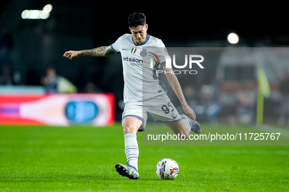 Alessandro Bastoni of FC Internazionale during the Serie A Enilive match between Empoli FC and FC Internazionale at Stadio Carlo Castellani...