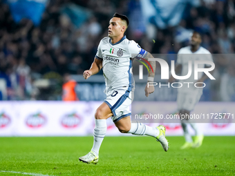 Lautaro Martinez of FC Internazionale during the Serie A Enilive match between Empoli FC and FC Internazionale at Stadio Carlo Castellani on...