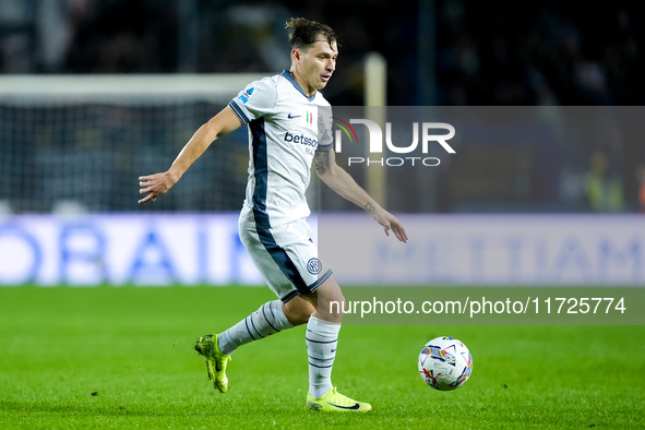 Nicolo' Barella of FC Internazionale during the Serie A Enilive match between Empoli FC and FC Internazionale at Stadio Carlo Castellani on...