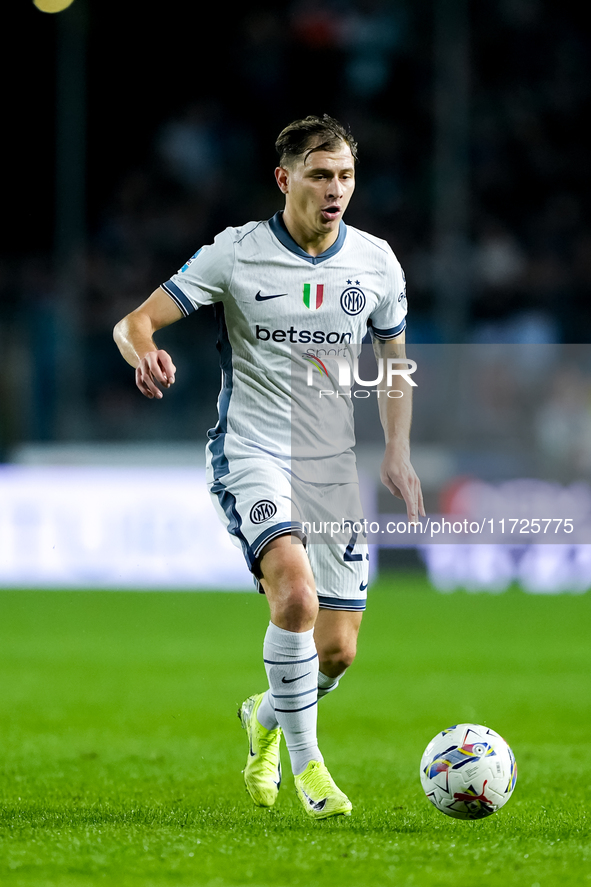 Nicolo' Barella of FC Internazionale during the Serie A Enilive match between Empoli FC and FC Internazionale at Stadio Carlo Castellani on...