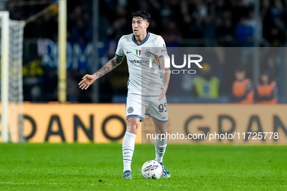 Alessandro Bastoni of FC Internazionale during the Serie A Enilive match between Empoli FC and FC Internazionale at Stadio Carlo Castellani...