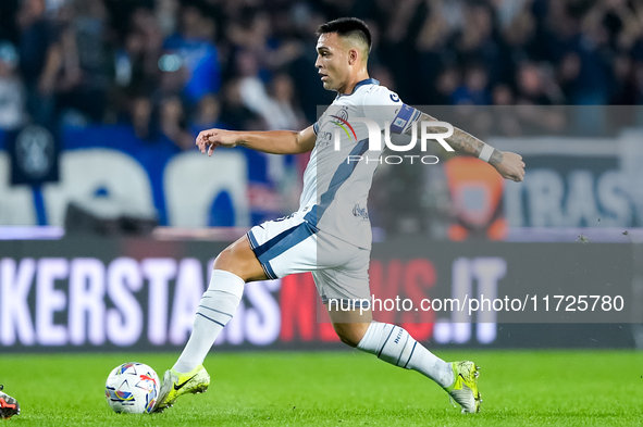 Lautaro Martinez of FC Internazionale during the Serie A Enilive match between Empoli FC and FC Internazionale at Stadio Carlo Castellani on...