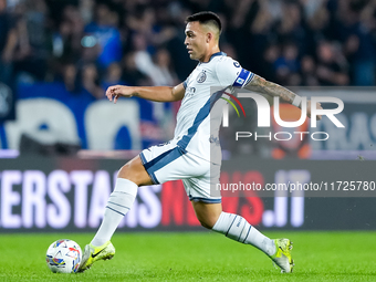 Lautaro Martinez of FC Internazionale during the Serie A Enilive match between Empoli FC and FC Internazionale at Stadio Carlo Castellani on...