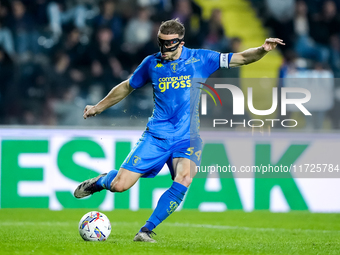 Ardian Ismajli of Empoli FC during the Serie A Enilive match between Empoli FC and FC Internazionale at Stadio Carlo Castellani on October 3...