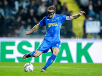 Ardian Ismajli of Empoli FC during the Serie A Enilive match between Empoli FC and FC Internazionale at Stadio Carlo Castellani on October 3...