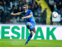 Ardian Ismajli of Empoli FC during the Serie A Enilive match between Empoli FC and FC Internazionale at Stadio Carlo Castellani on October 3...