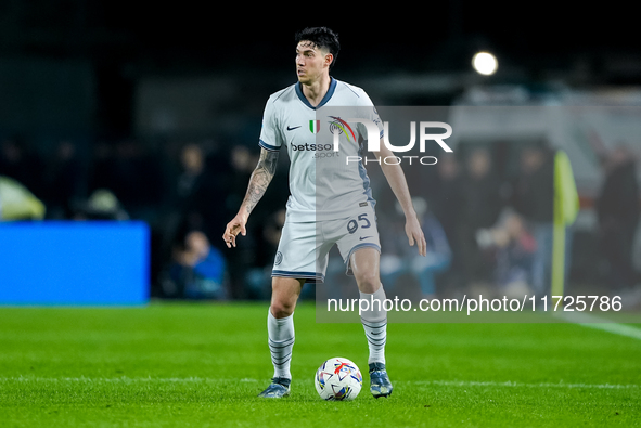 Alessandro Bastoni of FC Internazionale during the Serie A Enilive match between Empoli FC and FC Internazionale at Stadio Carlo Castellani...