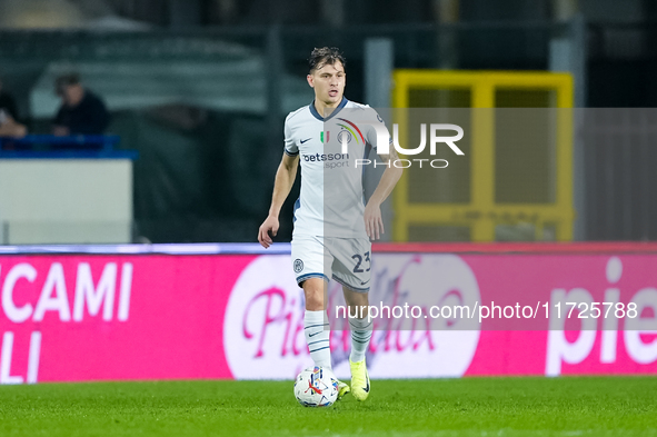 Nicolo' Barella of FC Internazionale during the Serie A Enilive match between Empoli FC and FC Internazionale at Stadio Carlo Castellani on...