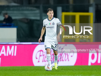 Nicolo' Barella of FC Internazionale during the Serie A Enilive match between Empoli FC and FC Internazionale at Stadio Carlo Castellani on...