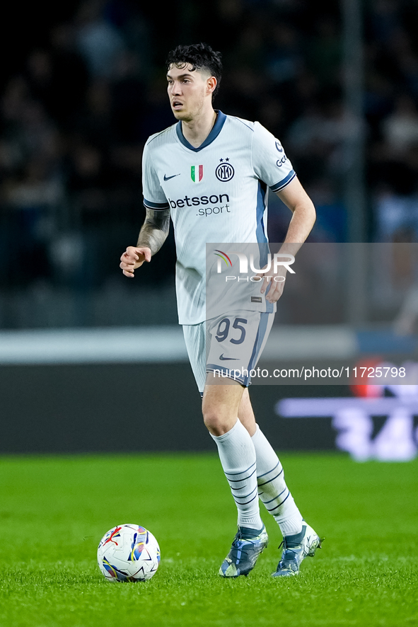 Alessandro Bastoni of FC Internazionale during the Serie A Enilive match between Empoli FC and FC Internazionale at Stadio Carlo Castellani...