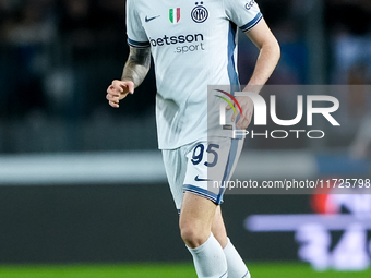 Alessandro Bastoni of FC Internazionale during the Serie A Enilive match between Empoli FC and FC Internazionale at Stadio Carlo Castellani...