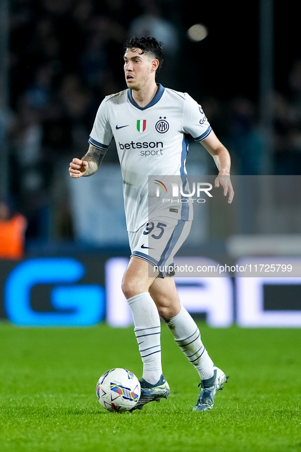 Alessandro Bastoni of FC Internazionale during the Serie A Enilive match between Empoli FC and FC Internazionale at Stadio Carlo Castellani...