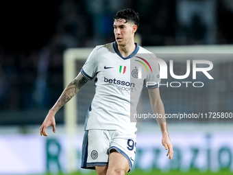 Alessandro Bastoni of FC Internazionale during the Serie A Enilive match between Empoli FC and FC Internazionale at Stadio Carlo Castellani...