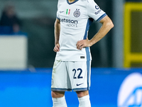 Henrikh Mkhitaryan of FC Internazionale looks on during the Serie A Enilive match between Empoli FC and FC Internazionale at Stadio Carlo Ca...