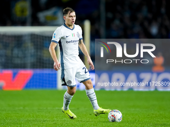 Nicolo' Barella of FC Internazionale during the Serie A Enilive match between Empoli FC and FC Internazionale at Stadio Carlo Castellani on...