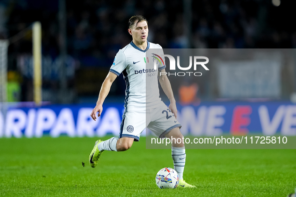 Nicolo' Barella of FC Internazionale during the Serie A Enilive match between Empoli FC and FC Internazionale at Stadio Carlo Castellani on...