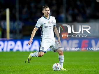 Nicolo' Barella of FC Internazionale during the Serie A Enilive match between Empoli FC and FC Internazionale at Stadio Carlo Castellani on...