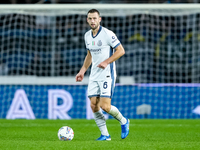 Stefan de Vrij of FC Internazionale during the Serie A Enilive match between Empoli FC and FC Internazionale at Stadio Carlo Castellani on O...