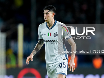 Alessandro Bastoni of FC Internazionale during the Serie A Enilive match between Empoli FC and FC Internazionale at Stadio Carlo Castellani...