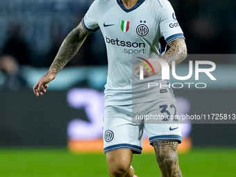 Federico Dimarco of FC Internazionale during the Serie A Enilive match between Empoli FC and FC Internazionale at Stadio Carlo Castellani on...