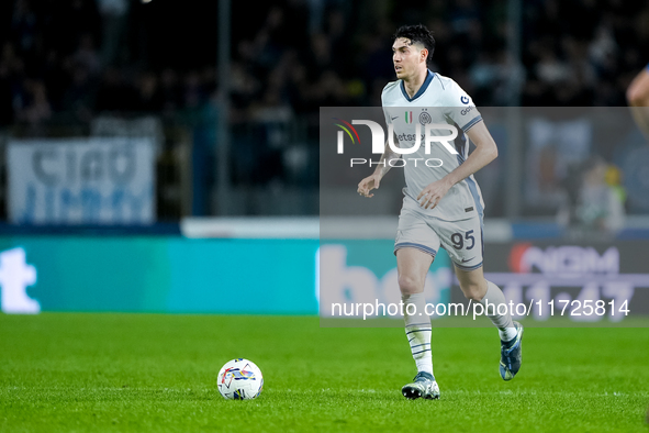 Alessandro Bastoni of FC Internazionale during the Serie A Enilive match between Empoli FC and FC Internazionale at Stadio Carlo Castellani...