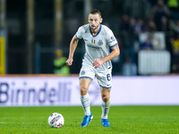 Stefan de Vrij of FC Internazionale during the Serie A Enilive match between Empoli FC and FC Internazionale at Stadio Carlo Castellani on O...