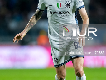 Alessandro Bastoni of FC Internazionale during the Serie A Enilive match between Empoli FC and FC Internazionale at Stadio Carlo Castellani...