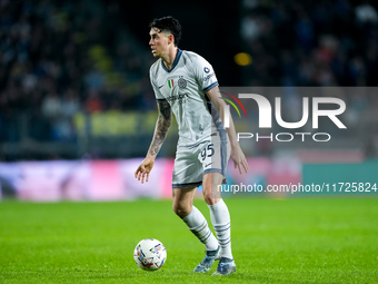 Alessandro Bastoni of FC Internazionale during the Serie A Enilive match between Empoli FC and FC Internazionale at Stadio Carlo Castellani...