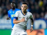 Lautaro Martinez of FC Internazionale during the Serie A Enilive match between Empoli FC and FC Internazionale at Stadio Carlo Castellani on...