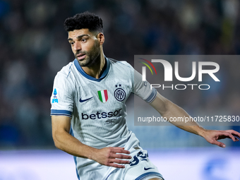 Mehdi Taremi of FC Internazionale during the Serie A Enilive match between Empoli FC and FC Internazionale at Stadio Carlo Castellani on Oct...